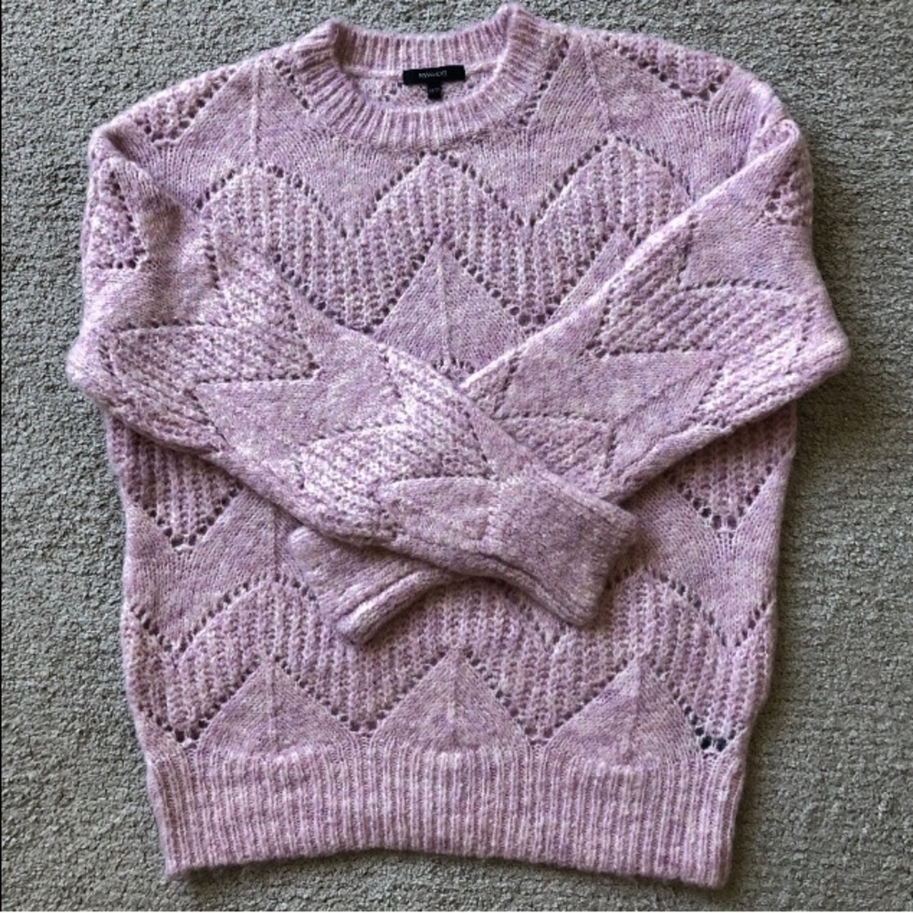 RW&CO. Openwork Crewneck Sweater. NWOT.
